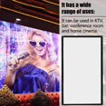 thumbnail image 4 of 16:9 Portable Foldable Projector Screen Wall Mounted Home Cinema Theater 3D HD Projection Screen Canvas, 4 of 8
