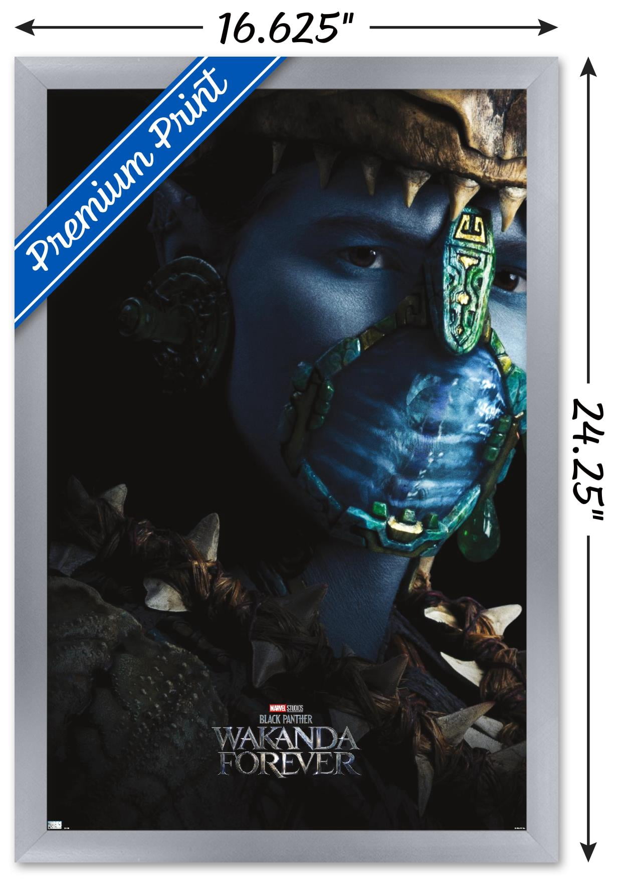 Marvel Black Panther: Wakanda Forever - Attuma One Sheet Wall Poster, 14.725" x 22.375" Framed