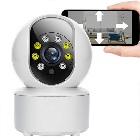 

Light Bulb Camera 1080P HD Wireless WiFi 2.4GHz and 5G WiFi Security Camera 360 Degree Bulb Camera Motion Detection Night Vision Two-Way Audio for Baby Monitor Home Security