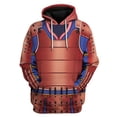 thumbnail image 4 of Sudadera con capucha con estampado 3D de armadura samurái por todas partes para hombre, ropa informal de manga larga, sudadera de alta calidad, ropa superior con capucha, 4 of 4