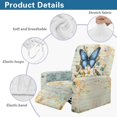 thumbnail image 5 of Xoenoiee Butterfly Daisy Print Recliner Chair Covers Heavy Duty 4 Pieces Lazy Boy Recliner Cover for Recliner Chair, Washable Recliner Slipcovers for Pets Kids, 5 of 7