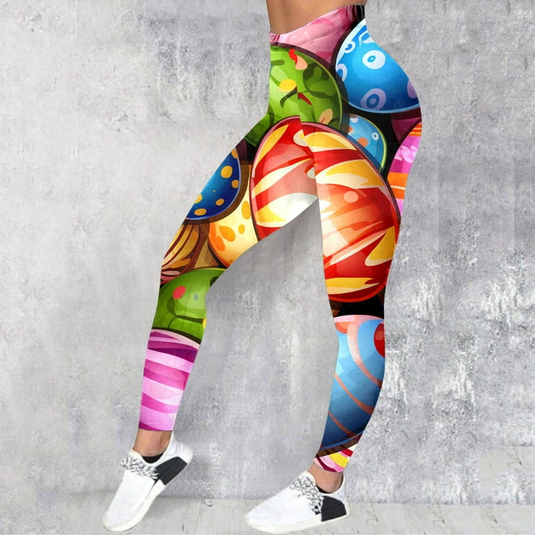 EHQJNJ Petite Yoga Pants Women Print Tights Leggings Control Yoga