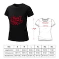 thumbnail image 2 of Valentine’s Day Women’s Short Sleeve Cotton T-Shirt HD Graphic Printed Tee Casual Crew Neck Top 3XL, 2 of 7