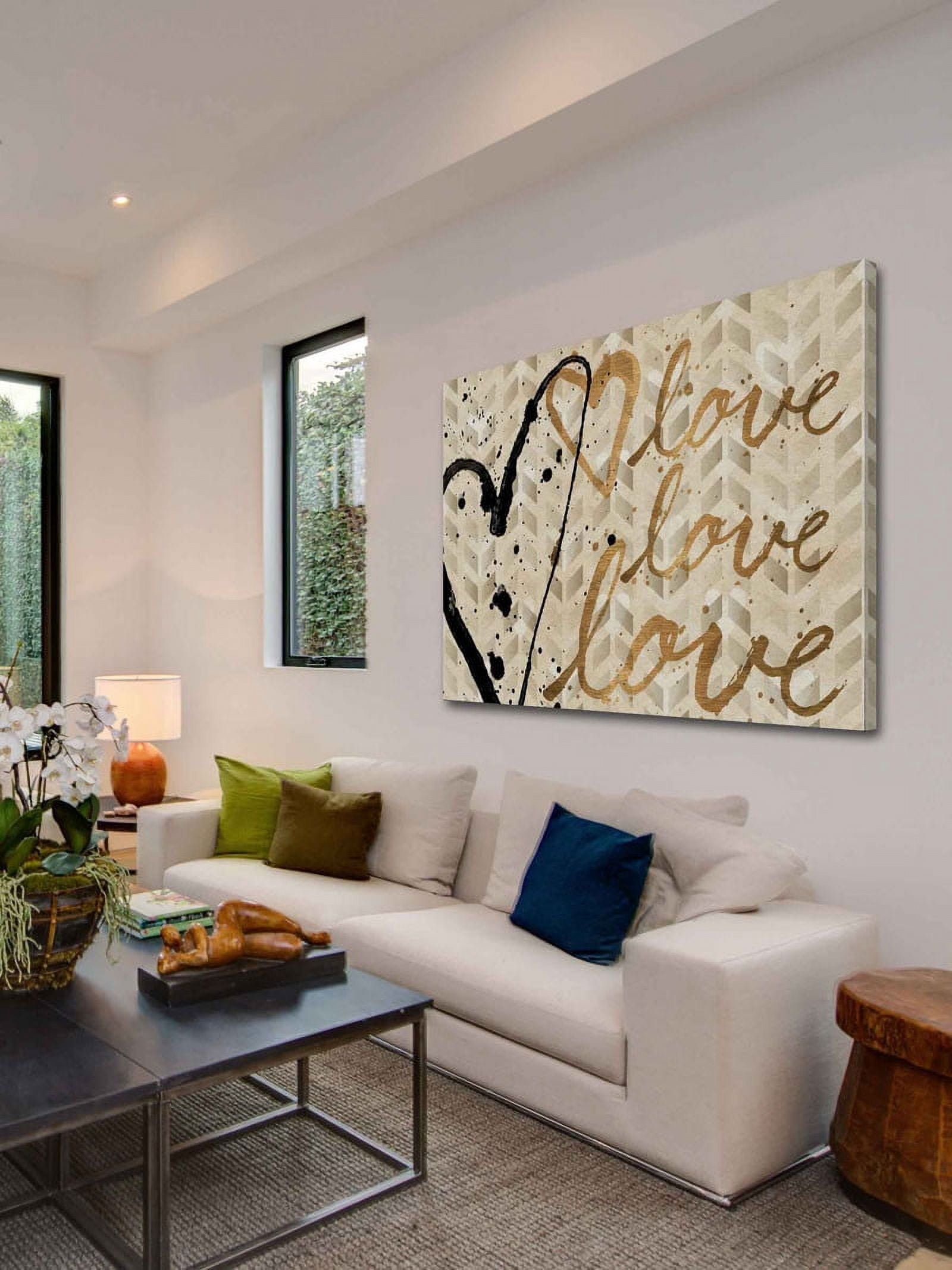 Marmont Hill "Love Trio" Painting Print on Canvas