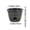 Coffee, variant on Pots-For-Plant-Outdoor, Large Plastic Self Watering Flower Pots Plastic Wine Barrel Planters Plant Pots With Drainage Hole And Saucer, Decorative Indoor Flower Pot For House Garden Porch