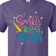 thumbnail image 4 of Inktastic Sparkle Like a Unicorn T-Shirt, 4 of 5