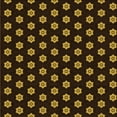 thumbnail image 1 of Ahgly Company Machine Washable Indoor Square Transitional Black Brown Area Rugs, 6' Square, 1 of 7
