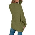 thumbnail image 2 of Auburet Women's Chunky Popcorn Cardigan Oversized Open Front Batwing Long Sleeve Fuzzy Knit Sweaters, 2 of 4