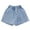 Blue, variant on Girls Jean Shorts Kids Summer Denim Skorts With Rainbow Buttons High Waist Casual Shorts Big Kids Toddler Shorts Blue 5 Years-6 Years