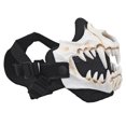 thumbnail image 2 of Máscara Media Cara Protectora Transpirable Accesorios Cosplay Halloween ( ) Blanco, 2 of 8