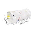 thumbnail image 3 of Cat Tunnel for Play, Spiral Tunnel Cat Toys, Peekaboo Cat Tunnel, Cat Enrichment Toys, 20X10 Inch Portable Polyeste Cat Activity Tunnel, Fun Soccer and Confetti Print Design for, 3 of 3