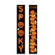 thumbnail image 1 of KAKOWELY 2 banderines de Halloween para puerta, decoración de puerta espeluznante para porche, letrero de Feliz Halloween, 1 of 5