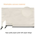 thumbnail image 6 of Canvas Zipper Pouch 10 PCS Makeup Bags with Zipper 4.5 x 8 INCH Blank Cotton Pencil Bag for Crafting, 6 of 7
