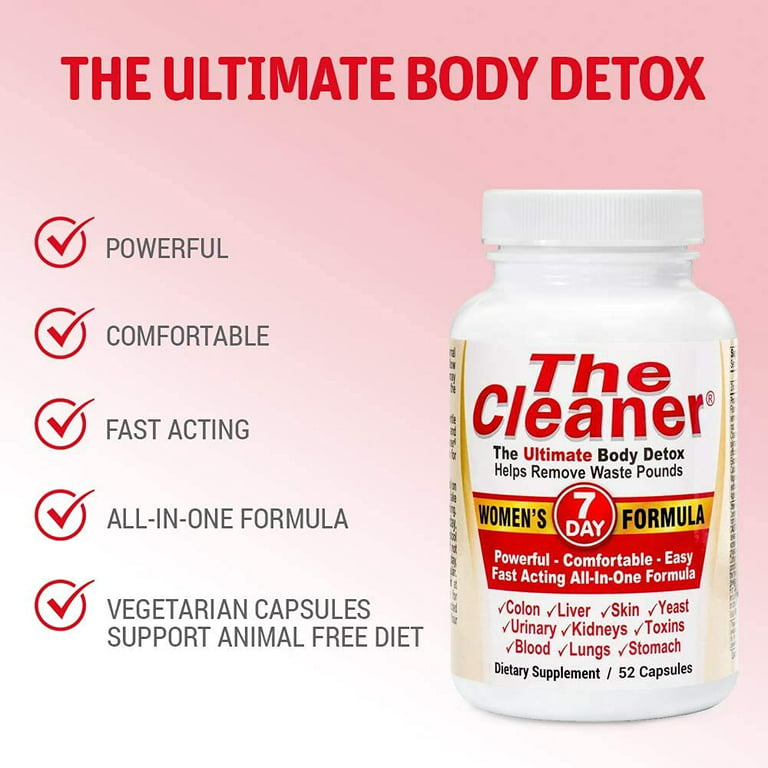 Century Systems The Cleaner Women's 7 Day Formula, The Ultimate Body Detox  (52 VCaps)