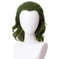 thumbnail image 1 of wonima44 Mersi Wig for Mens Green Wigs for Men Costume Wig Short Wavy Hair Wig for Costume Halloween Party S088GR, 1 of 1