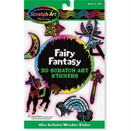 Fairy Fantasy Scratch Art Stickers Fairy Fantasy Scratch Art Stickers