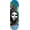 Blue / Black / Green, variant on Opera Triple Torn Big Mask Blue / Purple / Pink Skateboard Deck - 12" x 32.4" (Deck Only)