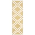 thumbnail image 2 of SAFAVIEH Chatham Kestrel Geometric Wool Runner Rug, Gold/Ivory, 2'3" x 7', 2 of 10