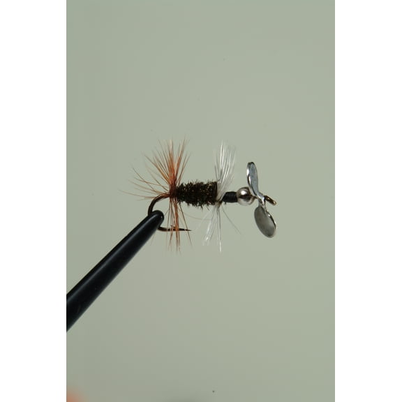 Pistol Pete's Hi-Country Spinner Flies Universal Fishing Lure, Renegade, Size 10 , 2-pack, Flies