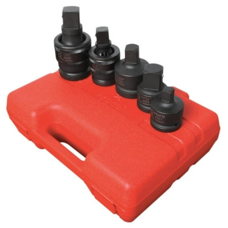 UPC: 0613364021859 | Sunex International 4405 5 Pc. 3/4 & 1 Adapter and Universal Joint Impact Set