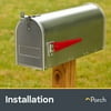 Mailbox Installation - Post Mounted by Porch Home Services