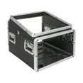 thumbnail image 2 of Sound Town Lightweight and Compact 6U ATA ABS Rack Case, with Slant Mixer Top, 21" Depth, 10U Top and 6U Side Spaces (STMR-A10X6U), 2 of 10