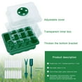 thumbnail image 3 of xiaxaixu 5 Pack Seed Starter Tray Kit, Biodegradable Seedling Germination Kit with Shovels and Plant Tags, 3 of 5