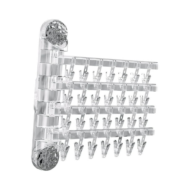 Luzkey Sock Hanger Rack Clothes Drying Rack Wall Mounted Multipurpose