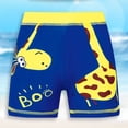 thumbnail image 6 of Quealent Boys Swim Trunks - Boy Bathing Suit Quick Dry Beach Swimsuit Toddler Stretch Shorts and Swimming Cap (Light Yellow, 7-8 Years), 6 of 6