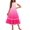 Rose Red Gradient, variant on Arshiner Girls Summer Maxi Dresses Short Sleeve Casual Flowy Tiered A-Line Dress with Pockets