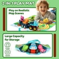 thumbnail image 3 of Toys for 1 2 3 Year Old Boys, Dinosaur Toy Cars For Toddlers, Pull Back Cars Baby Toys, Press And Go Toy Cars, Friction Powered Truck Toy With Storage Bag, 3 of 12
