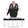 thumbnail image 7 of Women's Plus Size Cardigan Long Sleeve Holiday Sweaters Ugly Christmas, 7 of 7