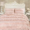 thumbnail image 5 of Lush Decor Belle 2 Piece Ruffled Quilt Bedding Set, Twin, Pink Blush, 5 of 5