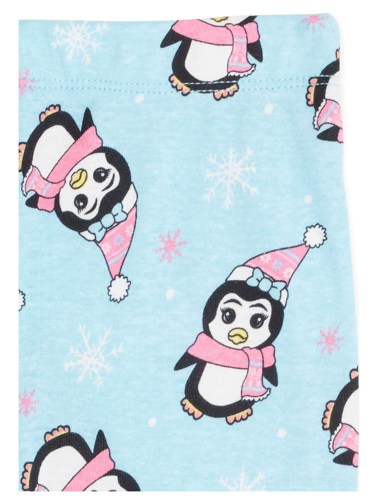 Fish Flops Girls Long Sleeve Top and Pajama Pants, 2-Piece Set, Sizes 4-8
