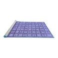 thumbnail image 2 of Ahgly Company Machine Washable Indoor Rectangle Abstract Blue Modern Area Rugs, 3' x 5', 2 of 4