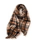 thumbnail image 1 of Bufandas cálidas de invierno para mujer, bufandas grandes con tacto de cachemira, ponchos de moda, chales largos, bufandas de rejilla, bufandas suaves y cálidas, 1 of 5