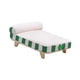 thumbnail image 4 of Cama para Gatos Yuyangstore almohadilla de perrera lavable verde y blanco, 4 of 8