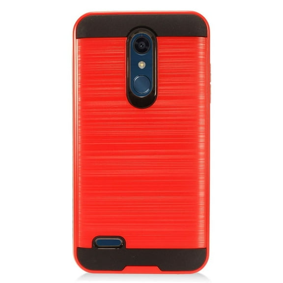 GSA Brushed Hybrid Red Case LG K30, K10 2018 Phoenix Plus, Xpression Plus