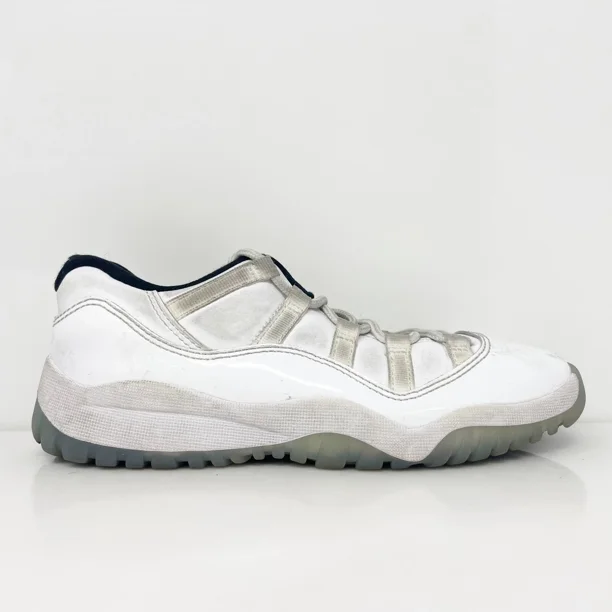 Ni - ke Ni - ke Boys Air Jordan 11 Low 505835-117 Gray Basketball Shoes Sneakers Size 2Y