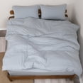 thumbnail image 2 of Venice Home 100% Cotton Jersey Duvet Cover Set - 3 Piece Set, 2 of 5