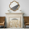 thumbnail image 3 of Uttermost Branches Coastal Iron Metal Decorative Fireplace Screen in Gold, 3 of 4