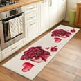thumbnail image 3 of Roses Bow Box Washable Area Rug 2 x 6 ft Valentine's Day Love Heart, Soft Non Slip Rugs Stain Repellent Indoor Felt Carpet for Living Dining Room Bedroom Home Office, 3 of 9