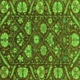 thumbnail image 1 of Ahgly Company Indoor Square Abstract Green Modern Area Rugs, 6' Square, 1 of 4