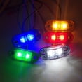 thumbnail image 5 of 2 uds., luces led de posición lateral duraderas para remolques, camiones, caravanas, luces de posición laterales, lámpara led, camión, ámbar, rojo, blanco, 5 of 5