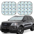 thumbnail image 2 of Picia Turtle 2 Piece Car Windshield Sun Shade Foldable | Foldable Sun Shield for Front Window Blocks UV Rays and Keeps Your Vehicle Cool-Large, 2 of 7