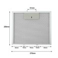 thumbnail image 4 of MYG Cooker Hood Filters Metal Mesh Extractor Vent Filter 270 x 250mm, 4 of 9