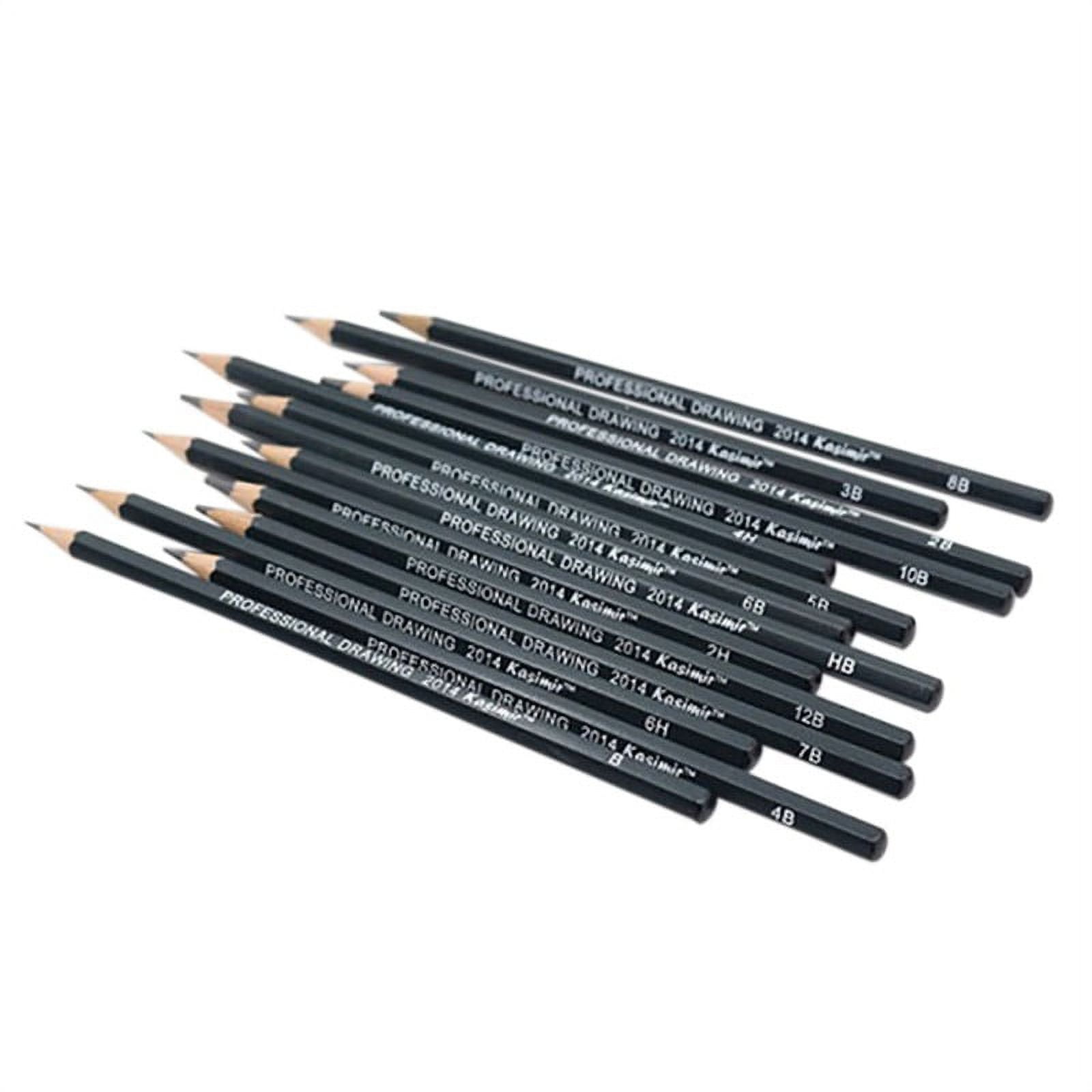 Oasis-X RNAB08RJYJ78P 6pcs woodless pencil set black woodless graphite  pencils hb, 2b, 4b, 6b, 8b and ee, drawing pencils for sketching, drawing an