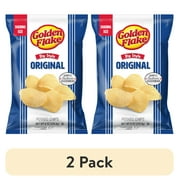 (2 pack) Golden Flake Original Dip Style Potato Chips, Gluten-Free, Sharing Size, 8 oz Bag