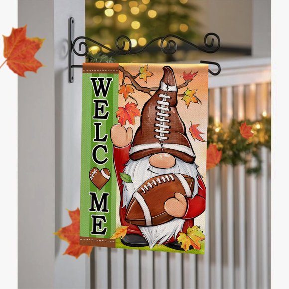 Danhjin Garden Colours Football Garden Flag Double-sided Imitation Linen Flag 30x45cm Gardening Tools