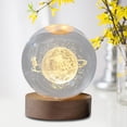 thumbnail image 4 of Night Light,Modern Ball Night Desk Decoration,Night Lamp Base Gift Bedside Nightlight,Office Desktop Night Lamp Decor Nightstand,Table Lamp Bedroom Birthday Gift Baby Room, 4 of 6